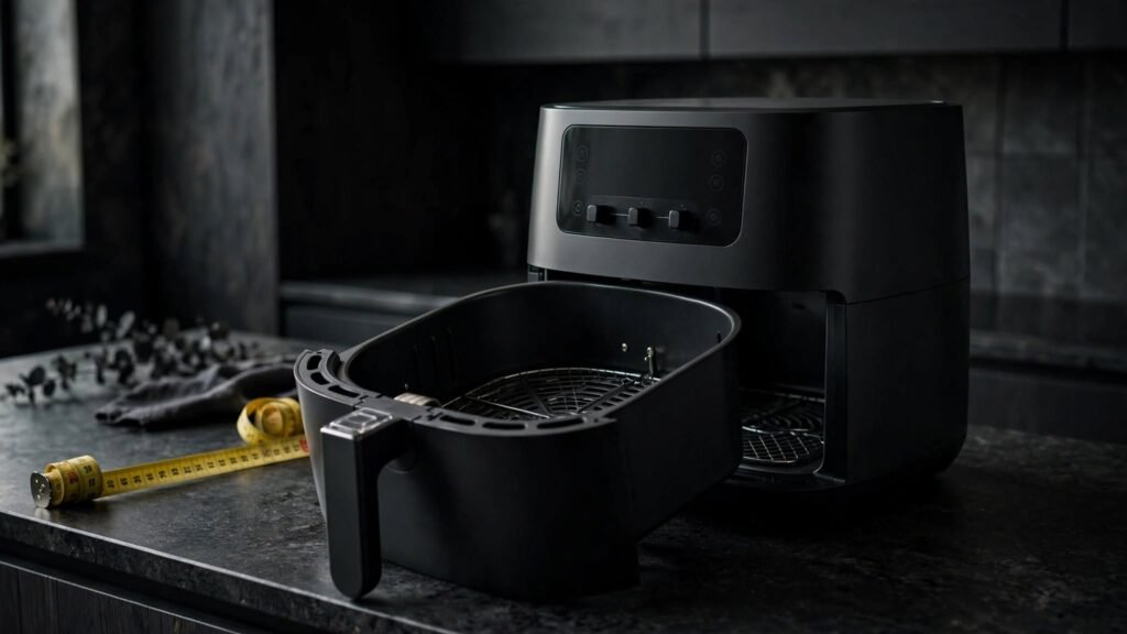 6 qt air fryer basket and dimensions for buying comparison