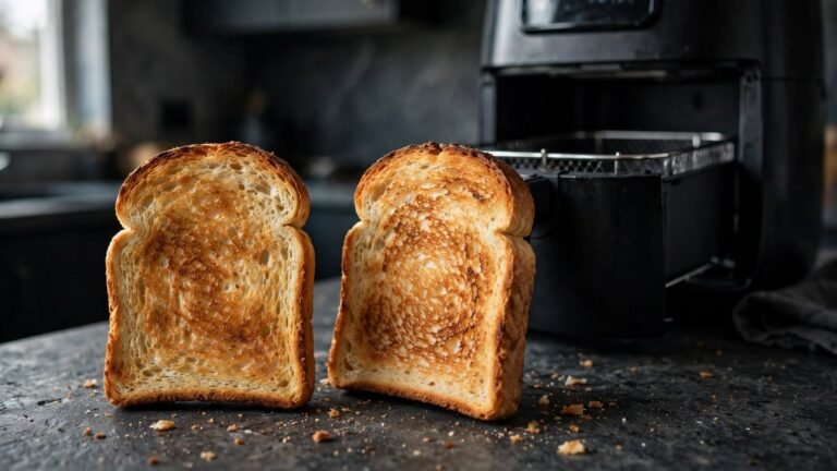 Can you toast bread in an air fryer with golden brown slices