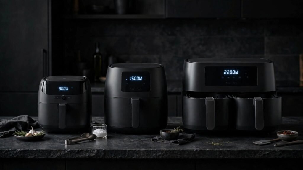 How Many Watts Should an Air Fryer Have? Air fryers with different wattage levels and sizes