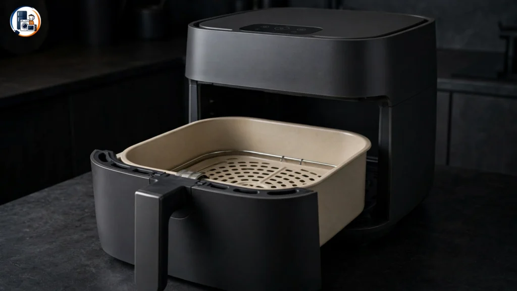 Ceramic coated air fryer basket