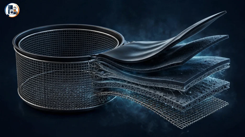 PFAS and PTFE coating concept for air fryer baskets