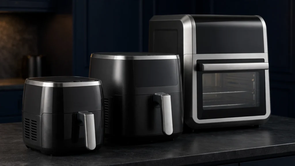 Chefman air fryers in different sizes for a 2026 buying guide
