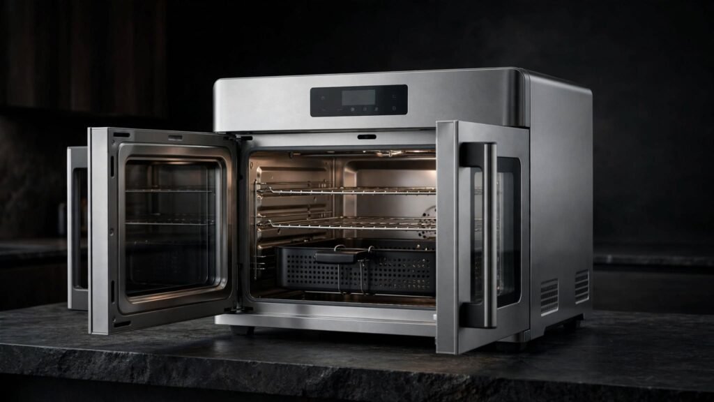 Midea Flexify style stainless steel French door air fryer oven
