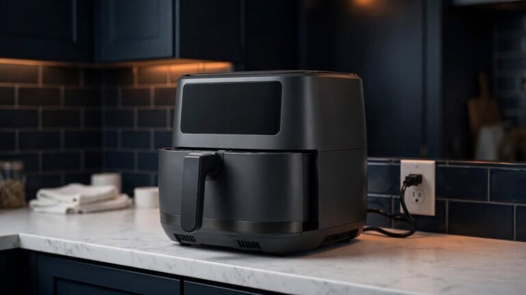 Air fryer not turning on with blank display